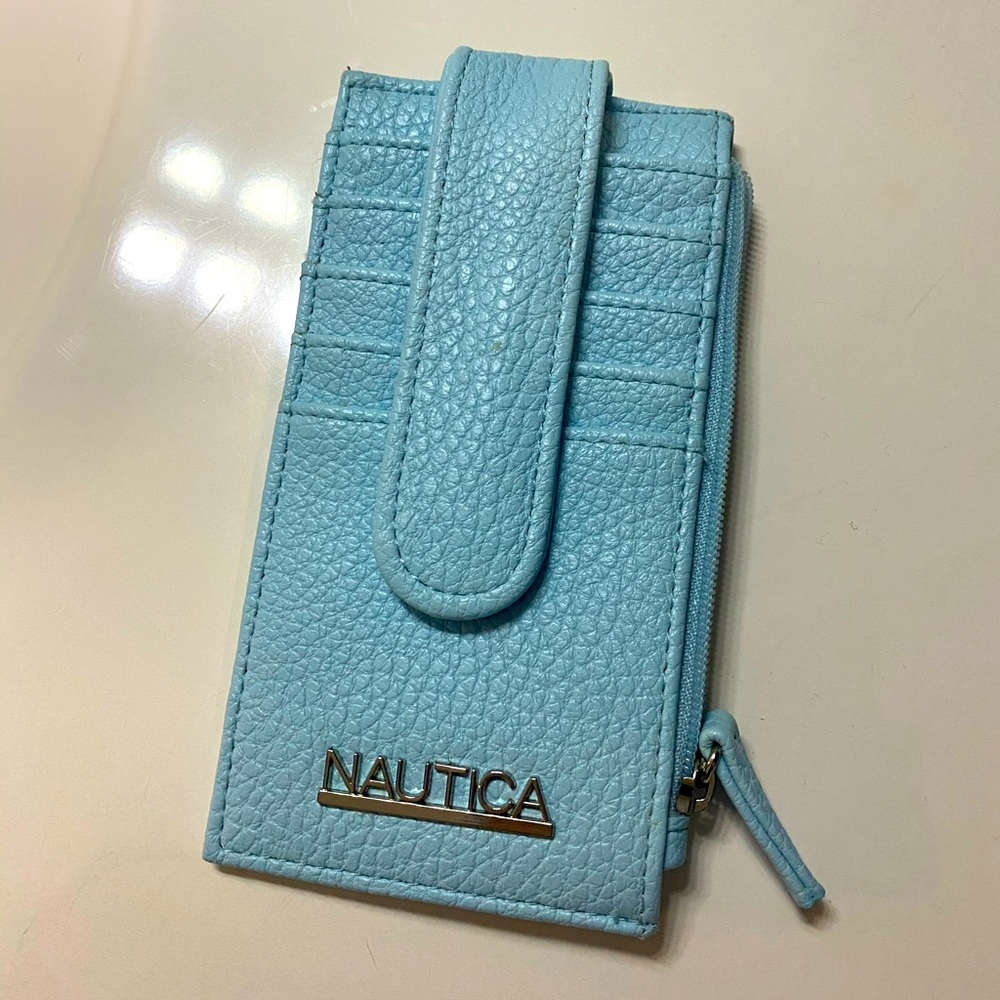 Baby blue nautica wallet
